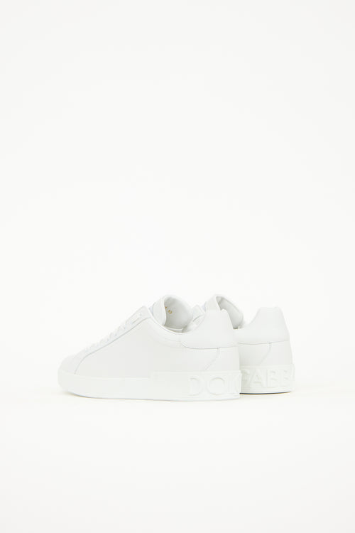 Dolce & Gabbana Leather Portofino Sneaker
