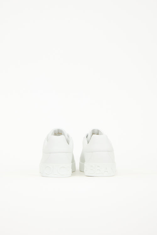 Dolce & Gabbana Leather Portofino Sneaker