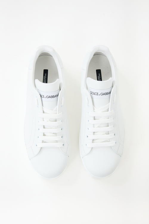 Dolce & Gabbana Leather Portofino Sneaker