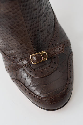 Dior Textured Leather Boot