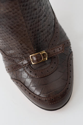 Dior Textured Leather Boot