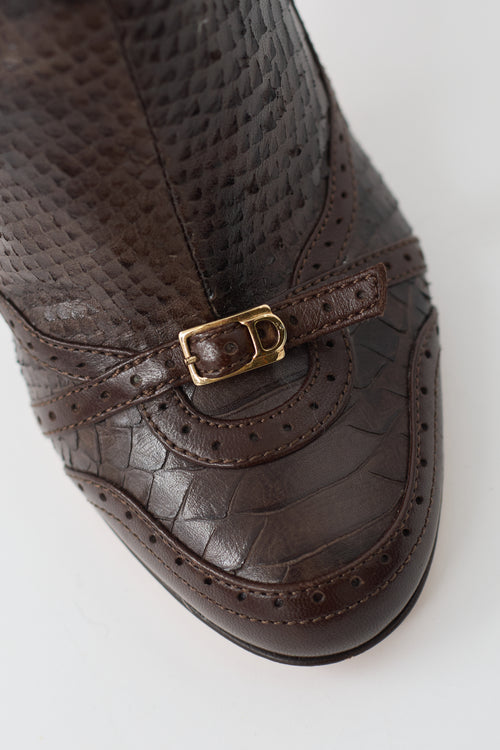 Dior Textured Leather Boot