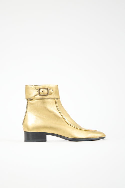 Saint Laurent Leather Miles Boot