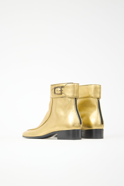 Saint Laurent Leather Miles Boot