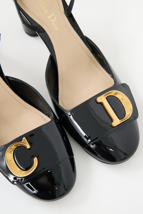 Dior Patent C'est Dior Slingback Pump
