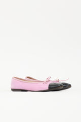 Chanel Leather CC Ballet Flat