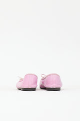 Chanel Leather CC Ballet Flat