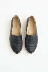 Chanel Leather CC Espadrille