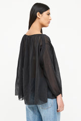 Forte Forte Sheer Button Blouse
