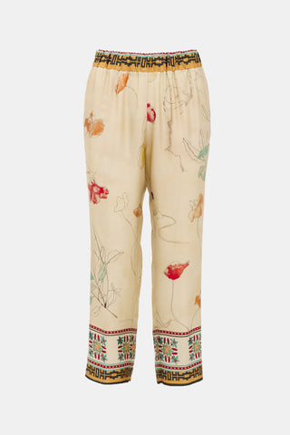 Forte Forte Silk Printed Trouser