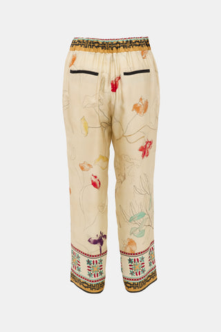 Forte Forte Silk Printed Trouser