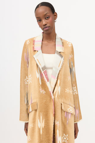 Forte Forte Chenille Patterned Coat