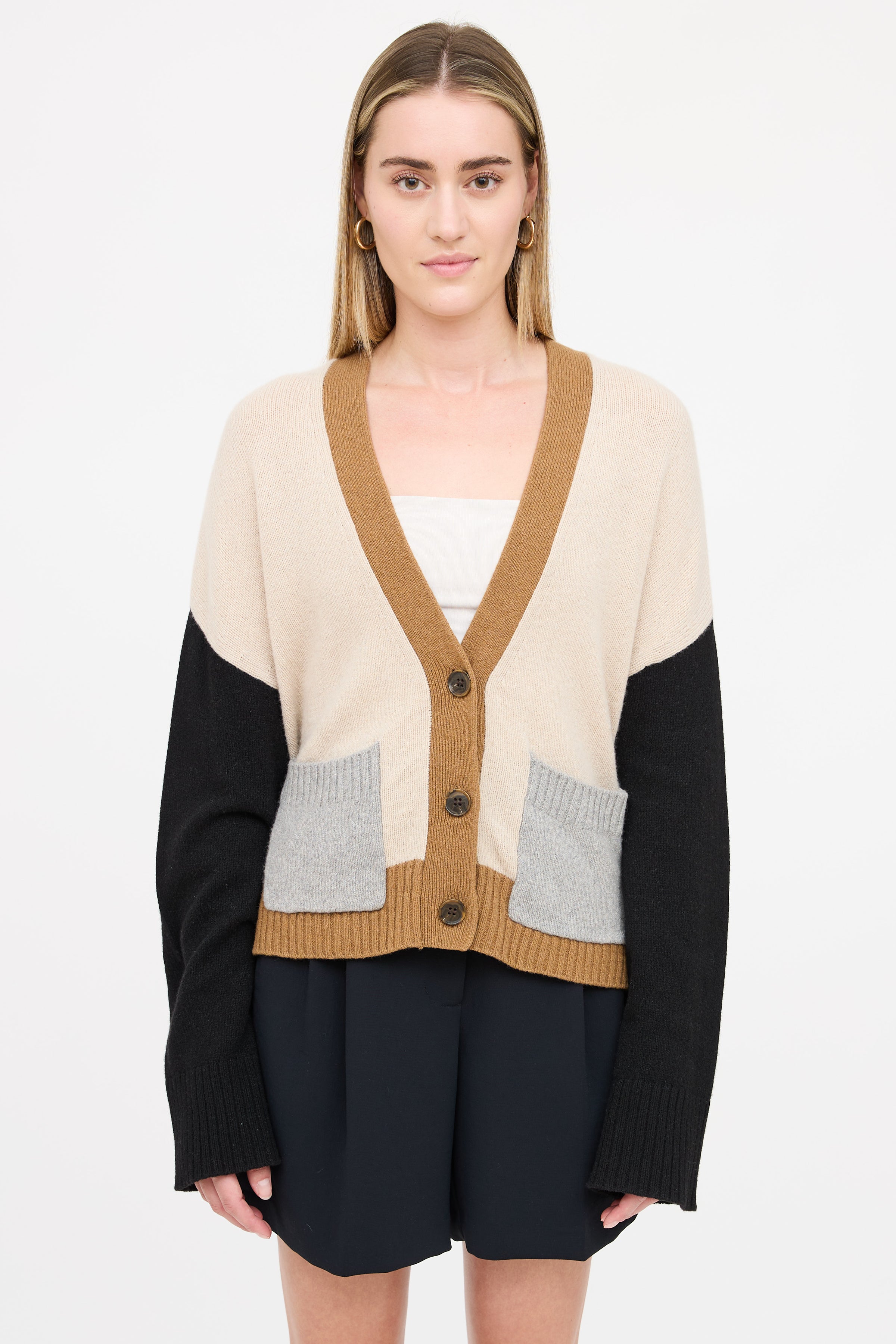 トップス PPFM border gimmick cardigan archive トップス PPFM border gimmick cardigan archive トップス PPFM