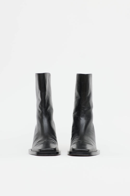 Frame Square Toe Ankle Boot