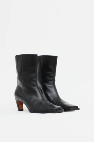 Frame Square Toe Ankle Boot