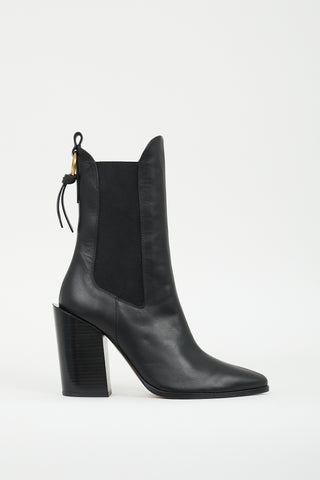 Frame Black Leather Le Manhattan Boot