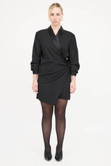 Frame Wool Wrap Dress