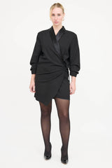 Frame Wool Wrap Dress
