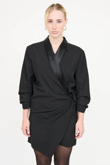 Frame Wool Wrap Dress