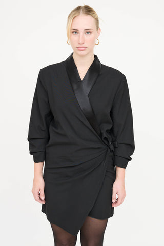 Frame Wool Wrap Dress