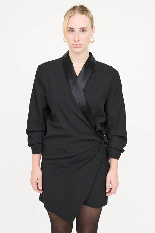 Frame Wool Wrap Dress