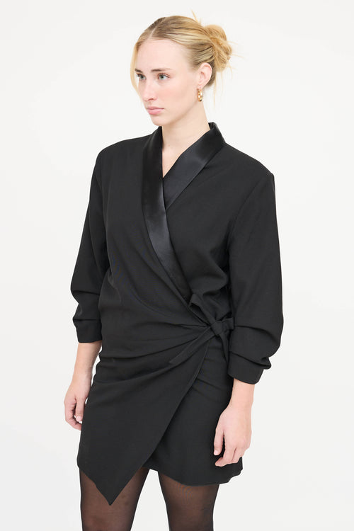Frame Wool Wrap Dress
