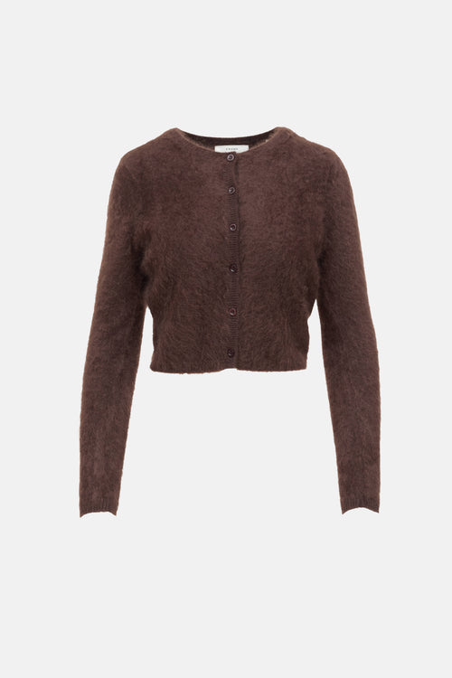 Cashmere Teddy Knit Cardigan