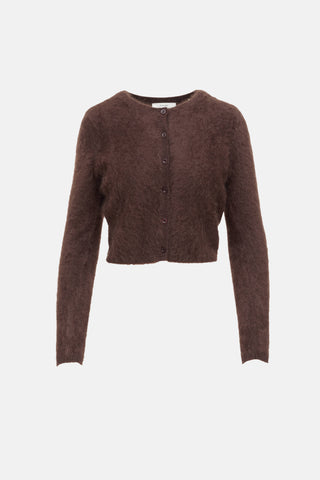 Cashmere Teddy Knit Cardigan