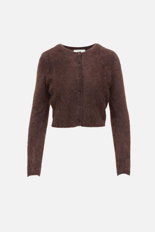Cashmere Teddy Knit Cardigan