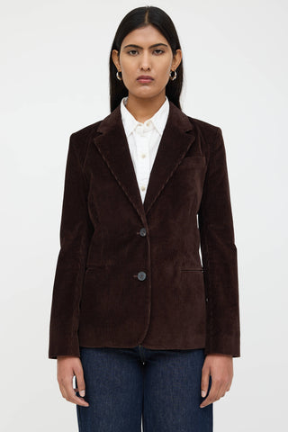 Frame Corduroy Two Button Blazer