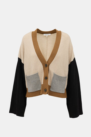 Frame Cashmere Colour Block Cardigan