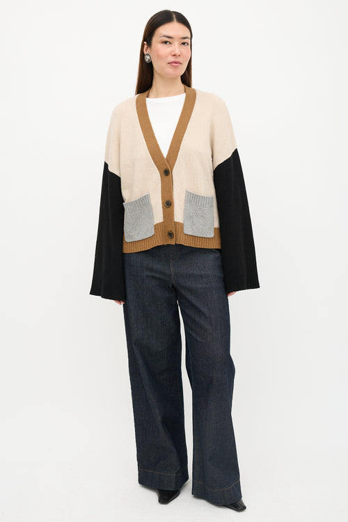 Frame Cashmere Vicuna Cardigan