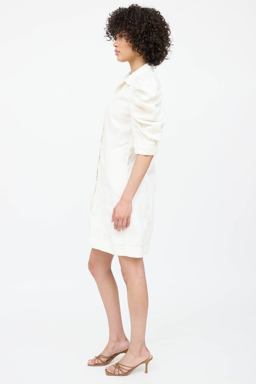 Frame Denim Button Up Dress