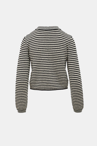Double Breasted Stripe Cardigan