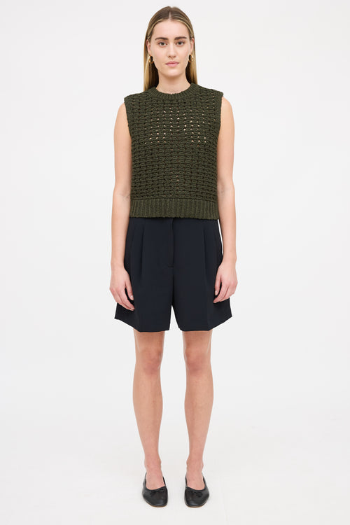 Frame Cotton Knit Vest