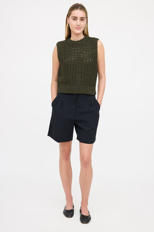 Frame Cotton Knit Vest