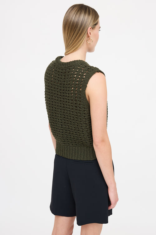 Frame Cotton Knit Vest