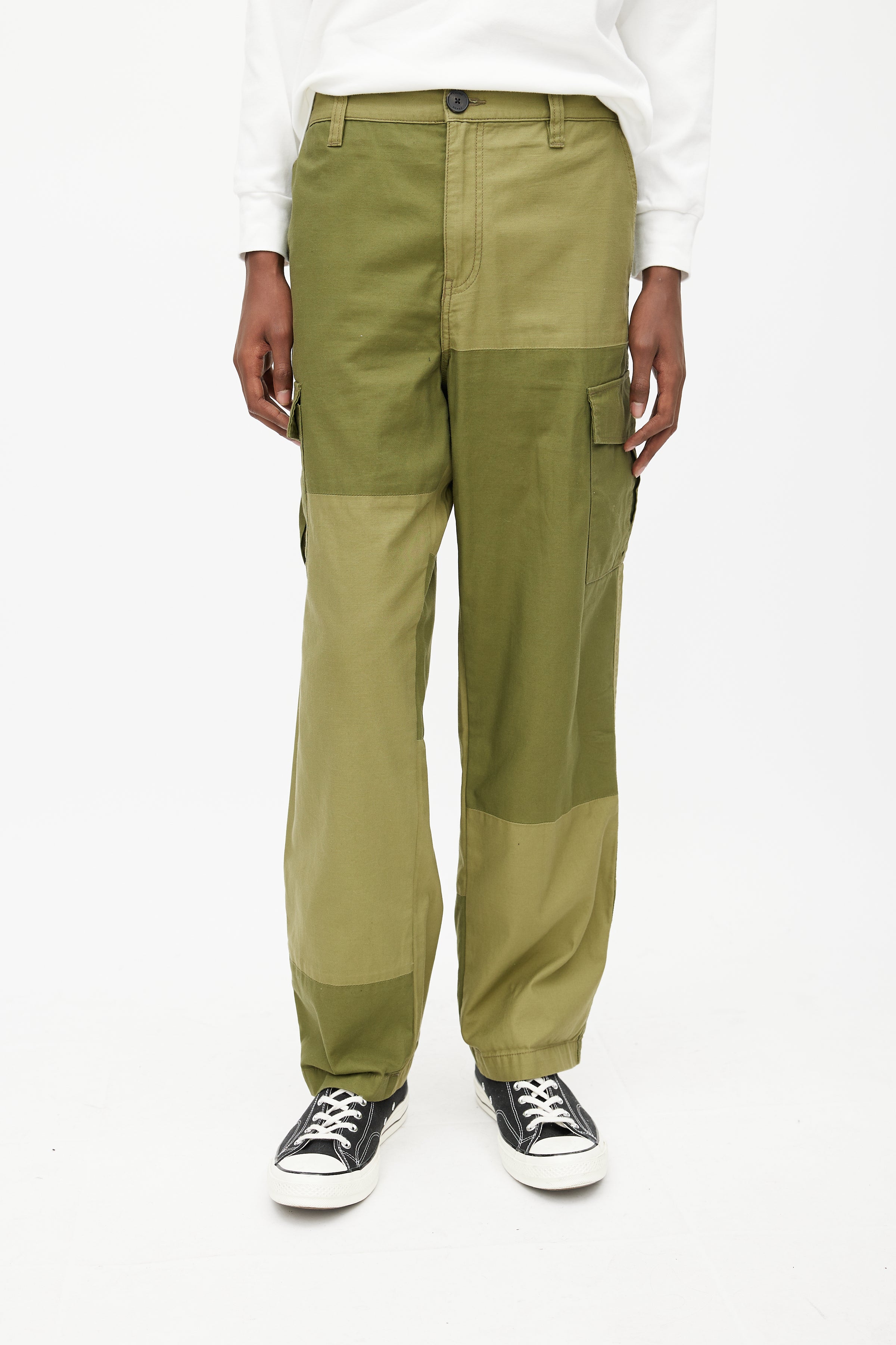 Gilded Intent Two-Tone Cargo Pant - Women's Pants in Antero