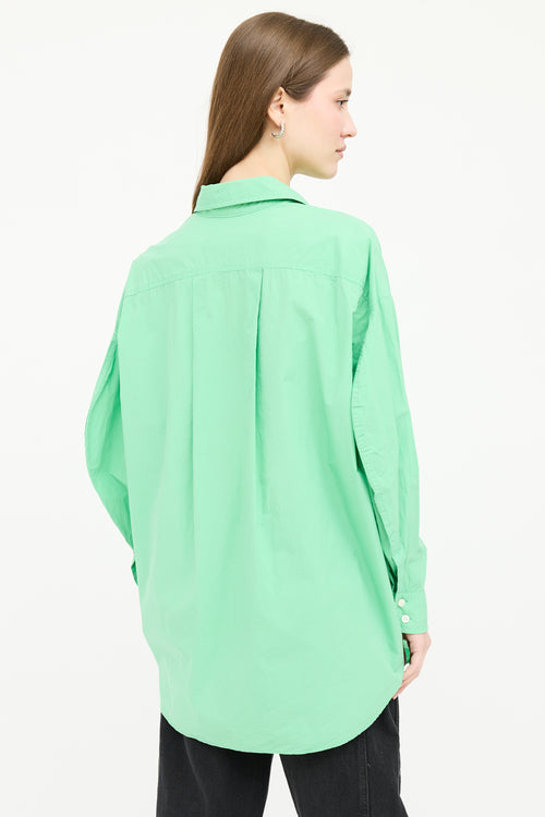 The Frankie Shop Poplin Button Up Shirt