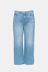Frame Light Wash Le Jane Crop Jeans