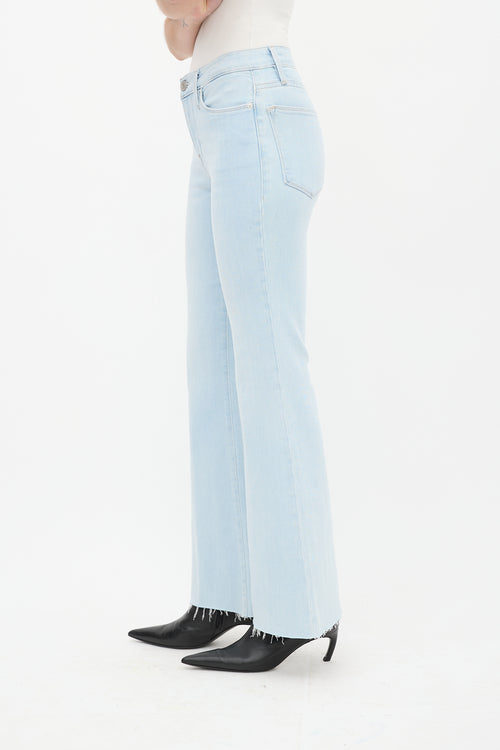 Frame Light Wash Le Easy Flare Jeans