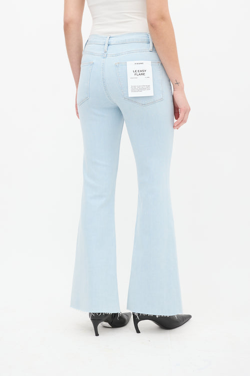 Frame Light Wash Le Easy Flare Jeans