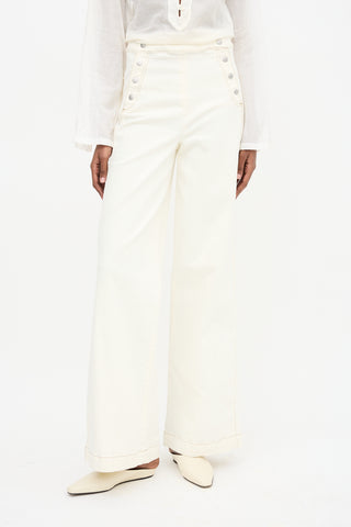 Frame Sailor Wide Leg Jeans