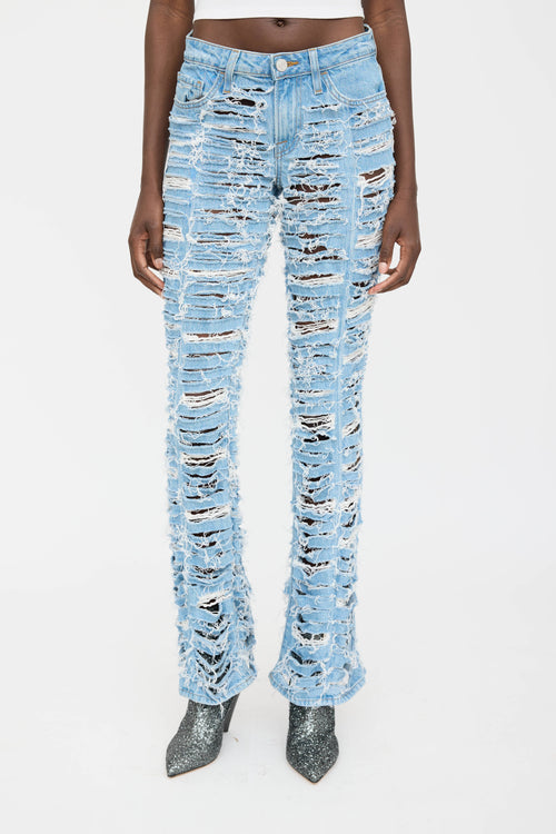 Frame Denim Shredded Jean