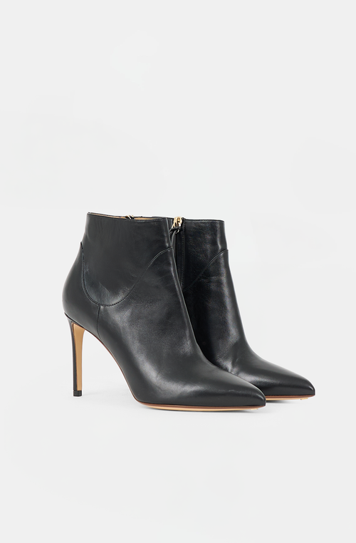 Francesco Russo Leather Ankle Boot