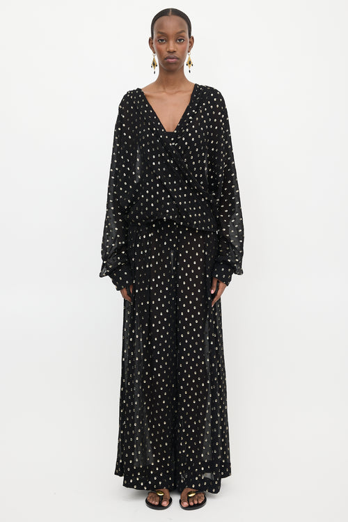 Françoise Paris Sheer Fil Coupé Co-Ord Set