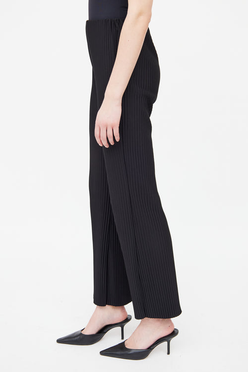 The Frankie Shop Black Pleated Co-Ord Set