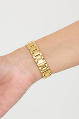 Frederique Constant Gold Plated Classics Carree Diamond Watch