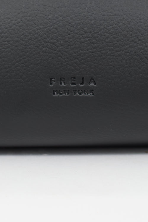 Freja New York Black Vegan Leather Mini Chrystie Bag