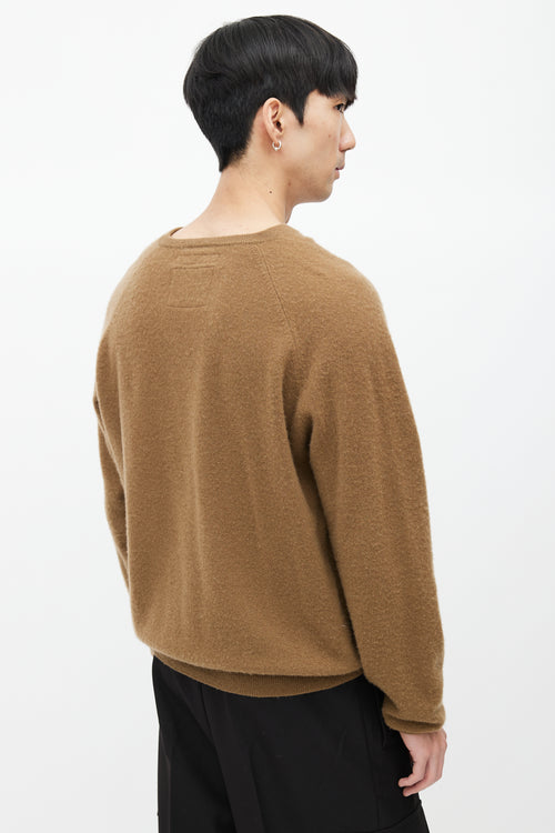 Frenckenberger Brown Cashmere Knit Sweater